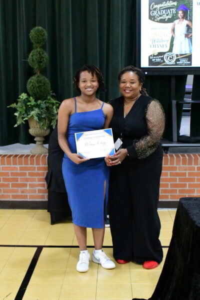 Scholarship recipient Whitney Chaney